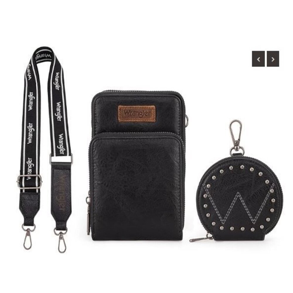 COPY - Wrangler Crossbody Cell Phone Purse 3 PC